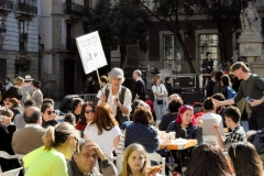Barcelona - fete vor der Basílica de la Mercè